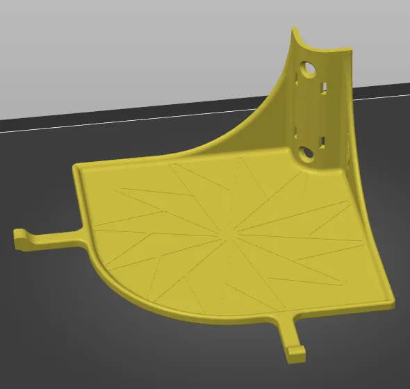 Giá đỡ đồ vật góc cho không gian trong nhà