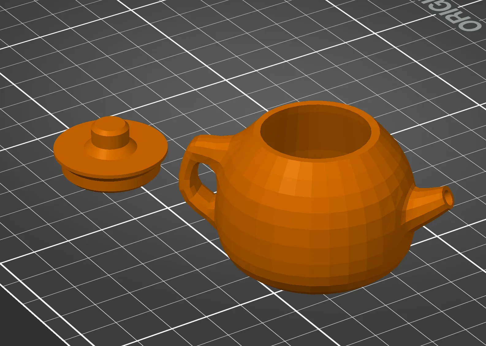 Ấm trà hình chậu hoa - phiên bản chức năng với nắp