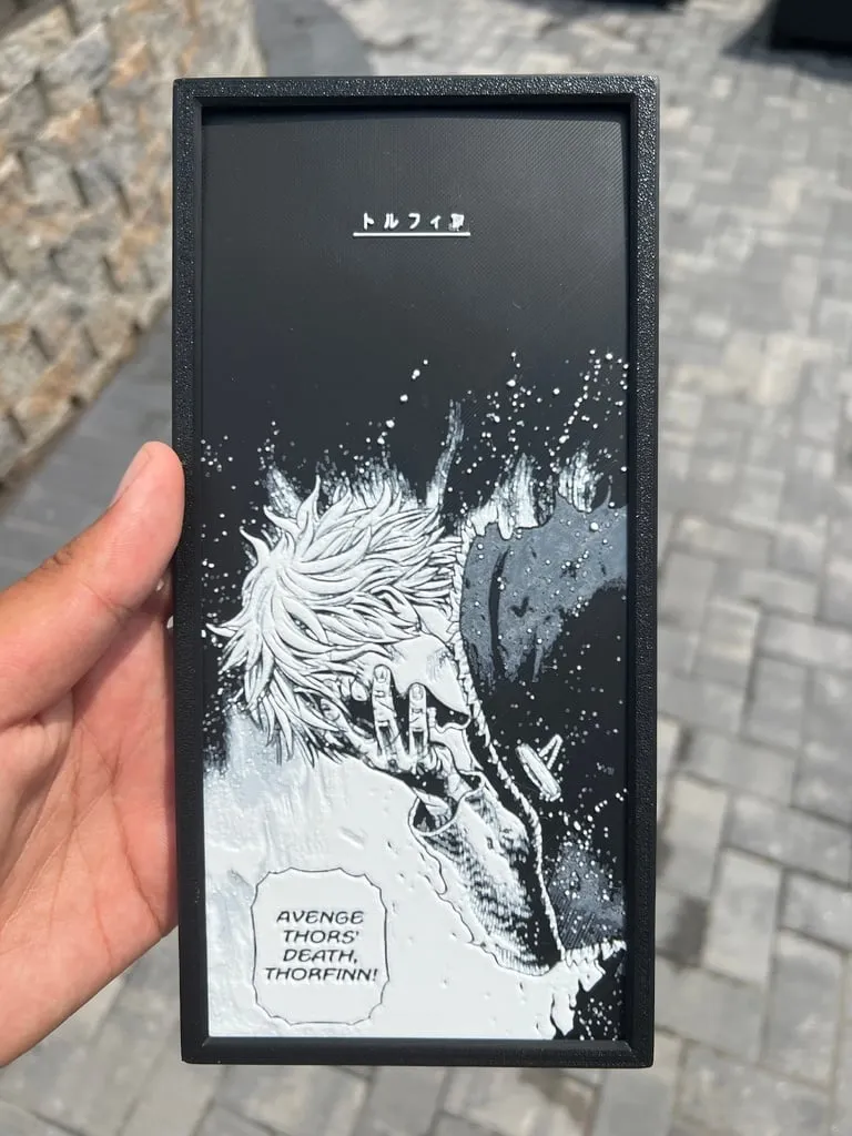 Khung tranh Thorfinn báo thù Thors trong Vinland Saga