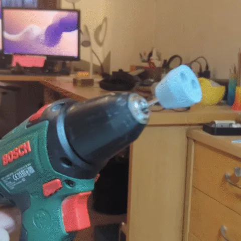 Máy trộn sơn mini gắn trên khoan