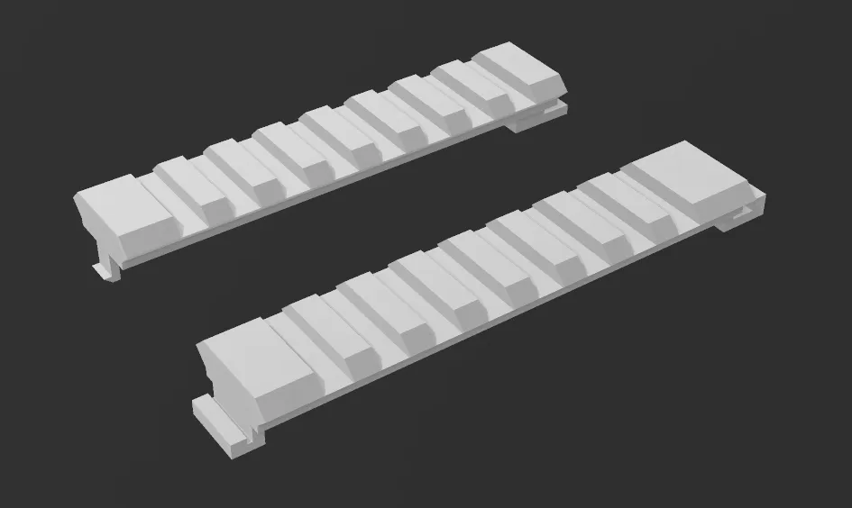 Cố định thanh Picatinny cho Nerf Motoblitz