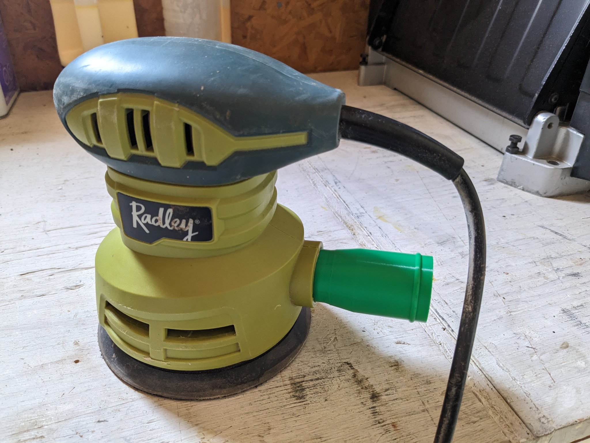 Bộ chuyển đổi ống hút cho máy chà nhám orbital Radley 5