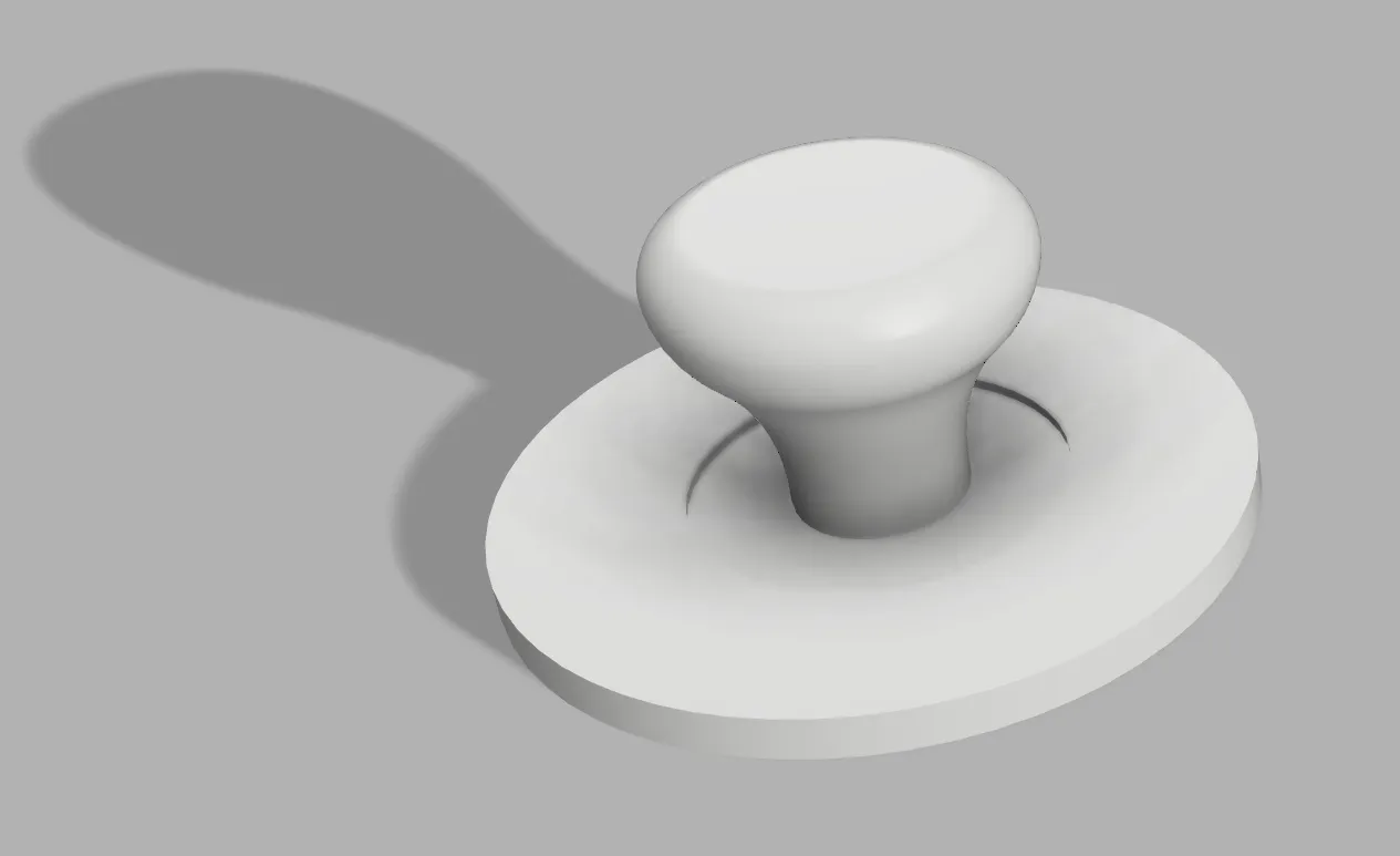 Tay nắm cửa gỗ với lỗ vít chìm