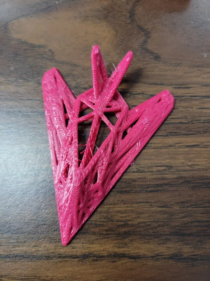 Mô hình máy bay tàng hình Voronoi F117 phong cách Low Poly