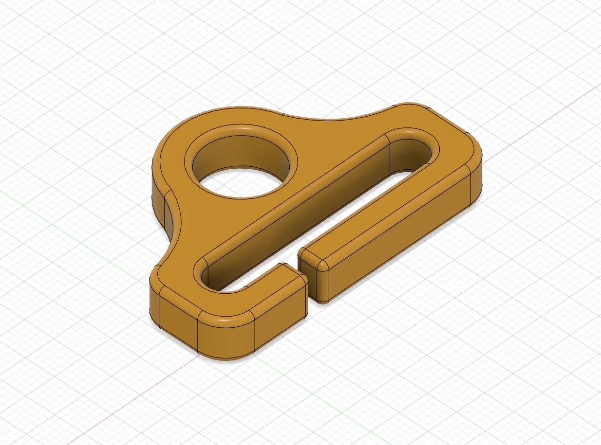 Kẹp đơn giản cho dây đai ba lô