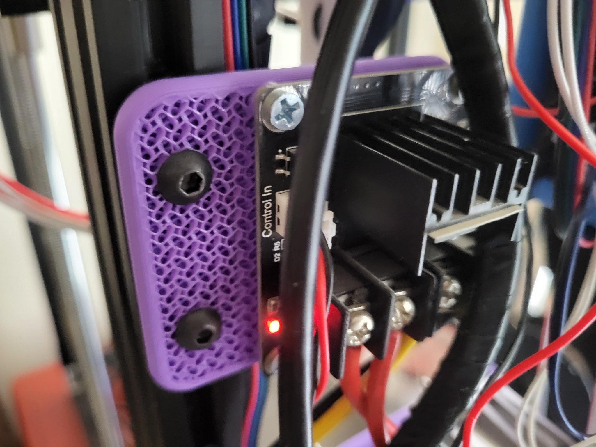 Giá đỡ mosfet cho máy in 3D kích thước 52mm x 42mm