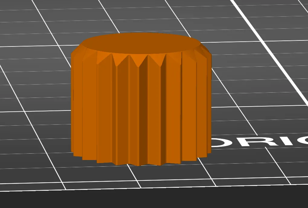 Nút điều chỉnh Prusa với đỉnh phẳng mượt mà