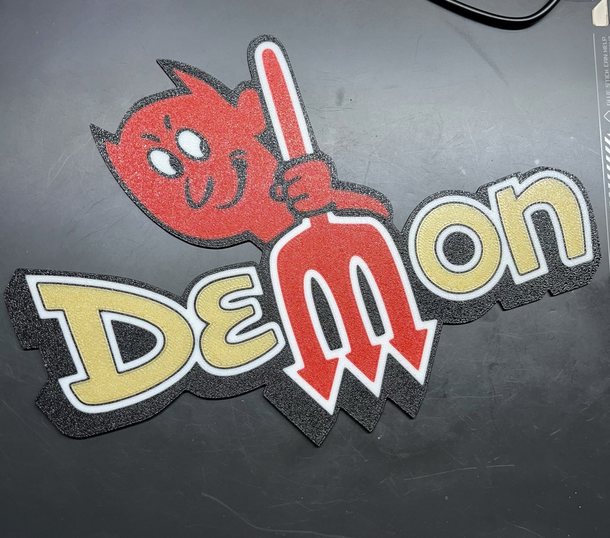 Biểu tượng quái vật Mopar Demon cho xe ô tô