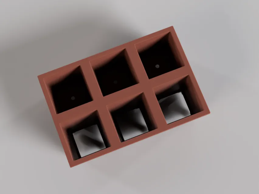 Chậu ươm hạt giống - mô hình 2