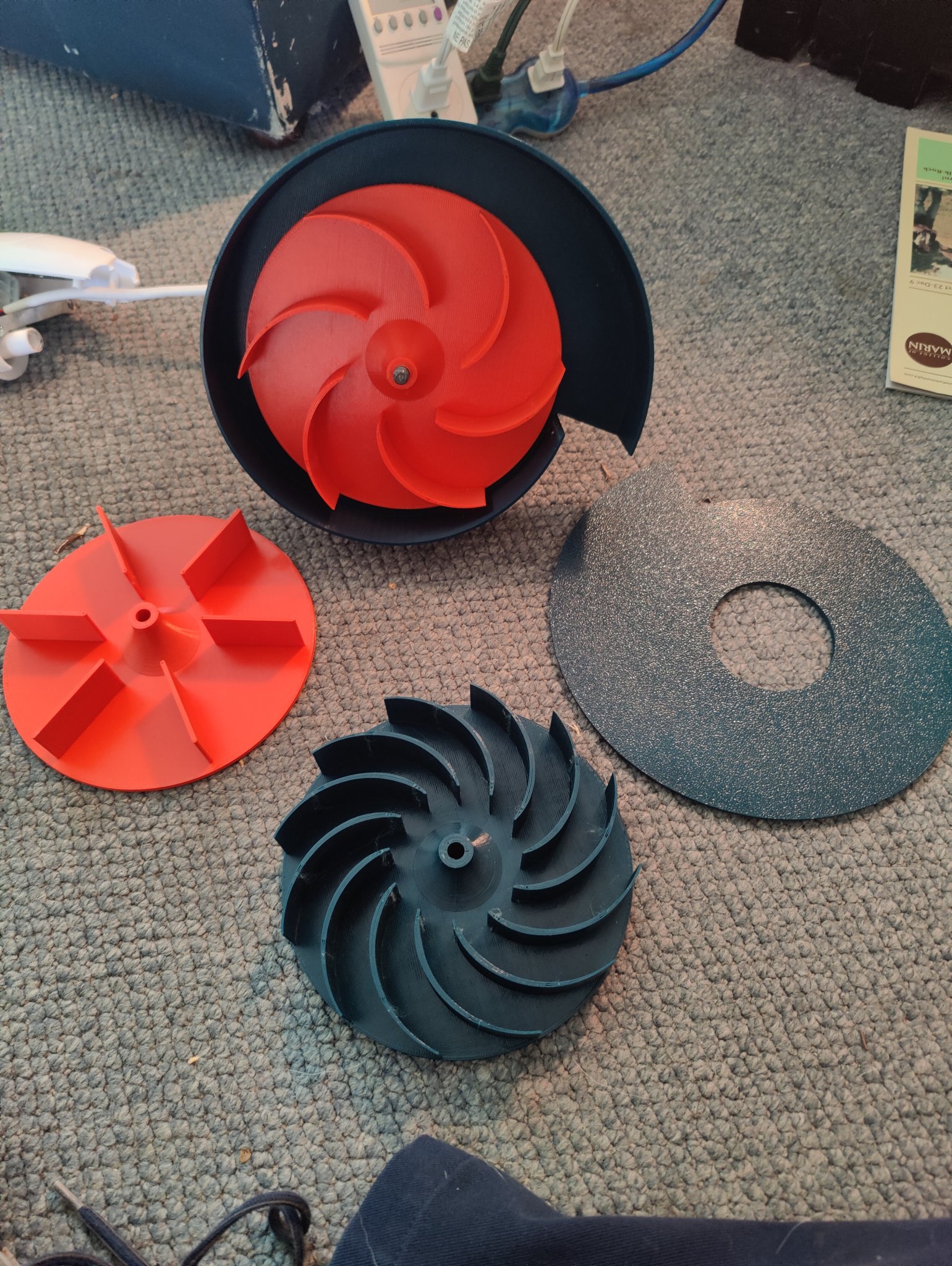 Quạt ly tâm cho động cơ quạt cũ