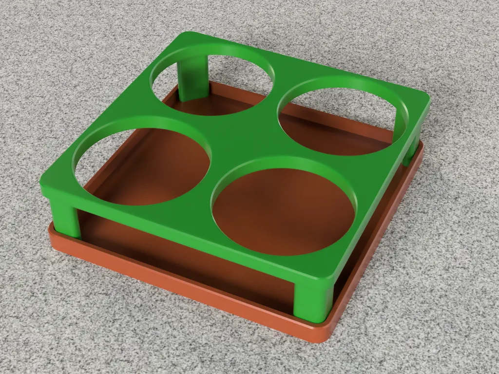 Chậu ươm hạt giống có thể tái sử dụng dễ dàng