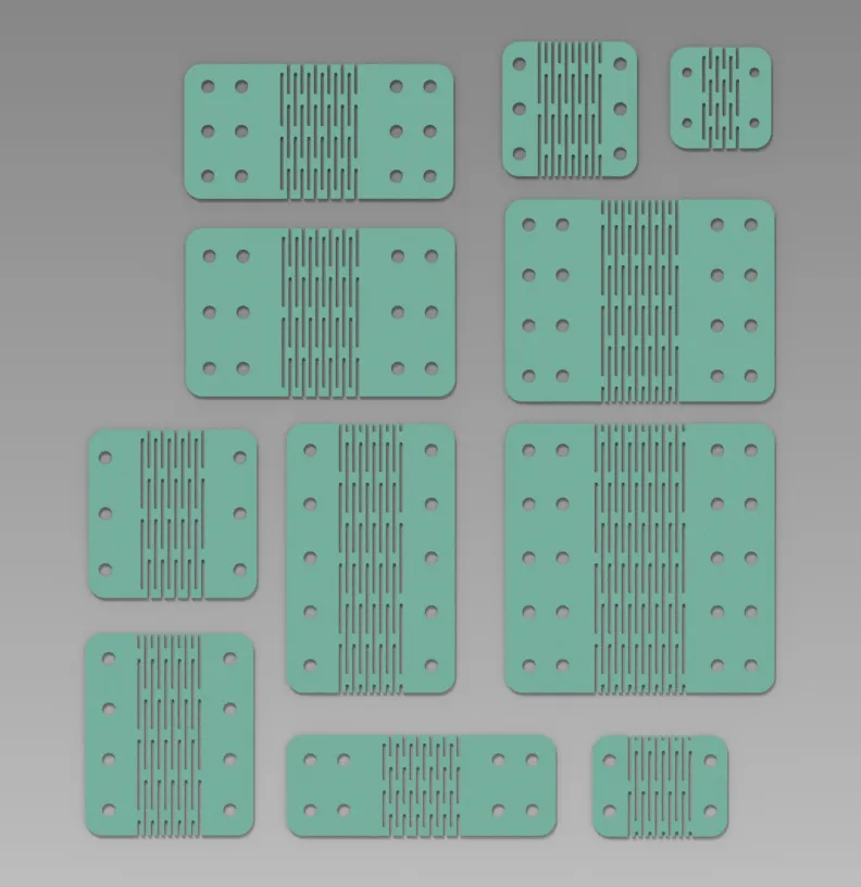 Bản lề phẳng in tại chỗ không cần lắp ráp