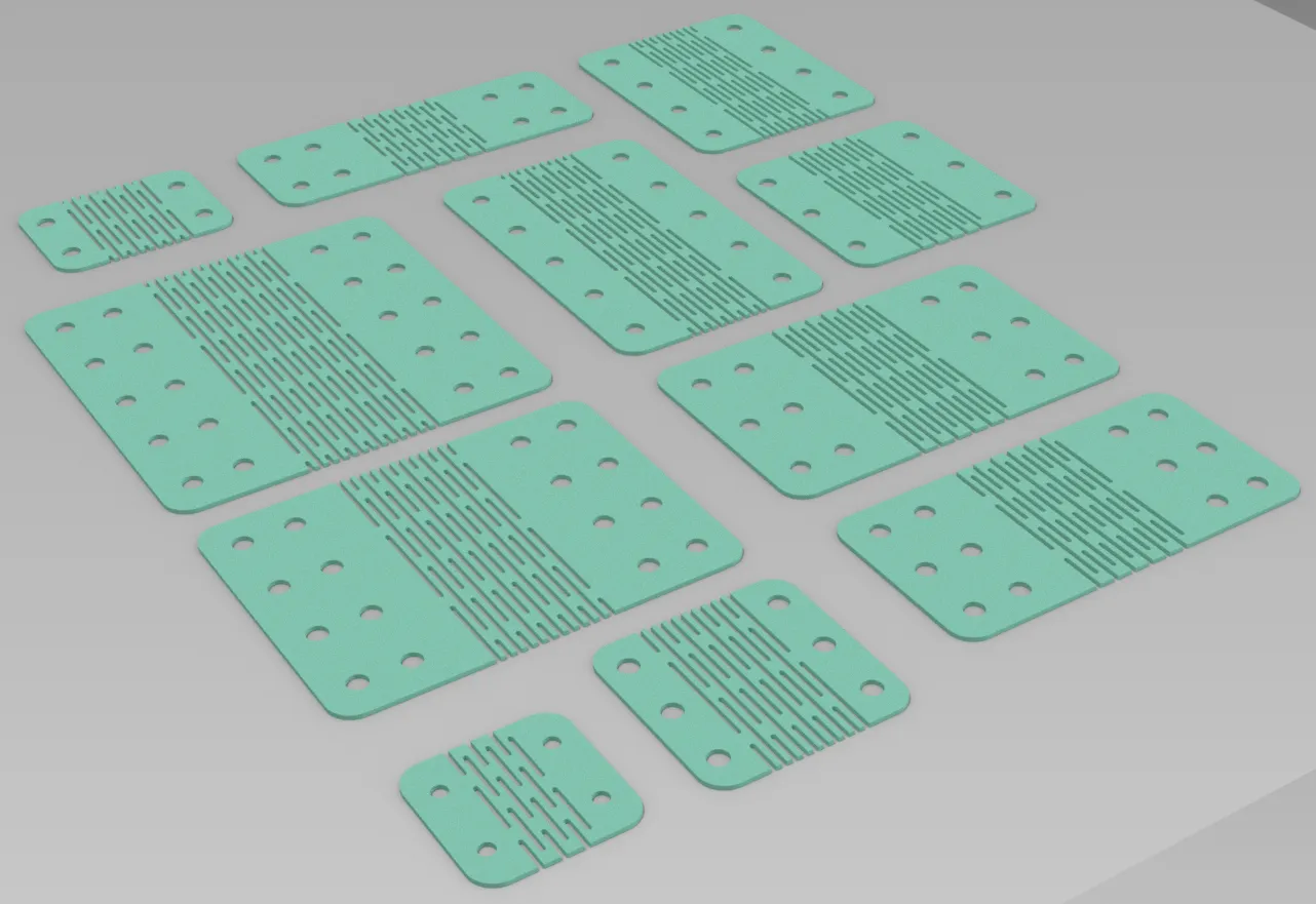 Bản lề phẳng in tại chỗ không cần lắp ráp