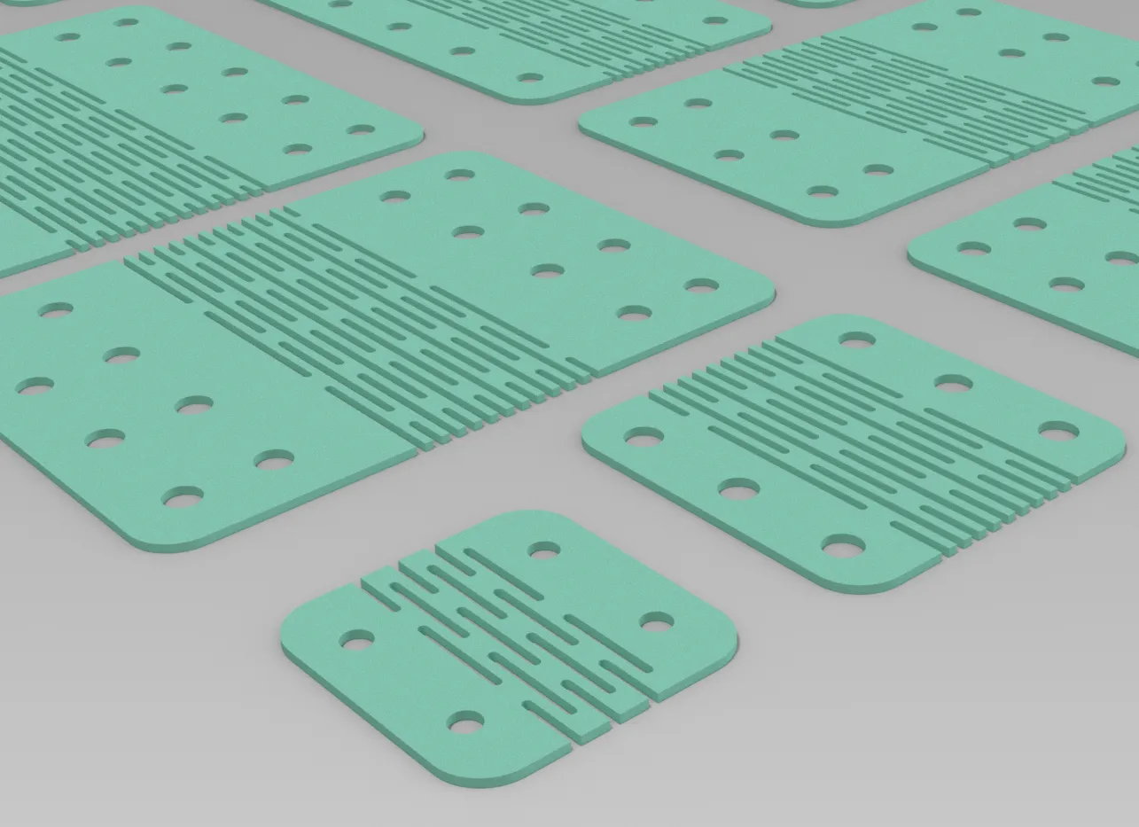 Bản lề phẳng in tại chỗ không cần lắp ráp