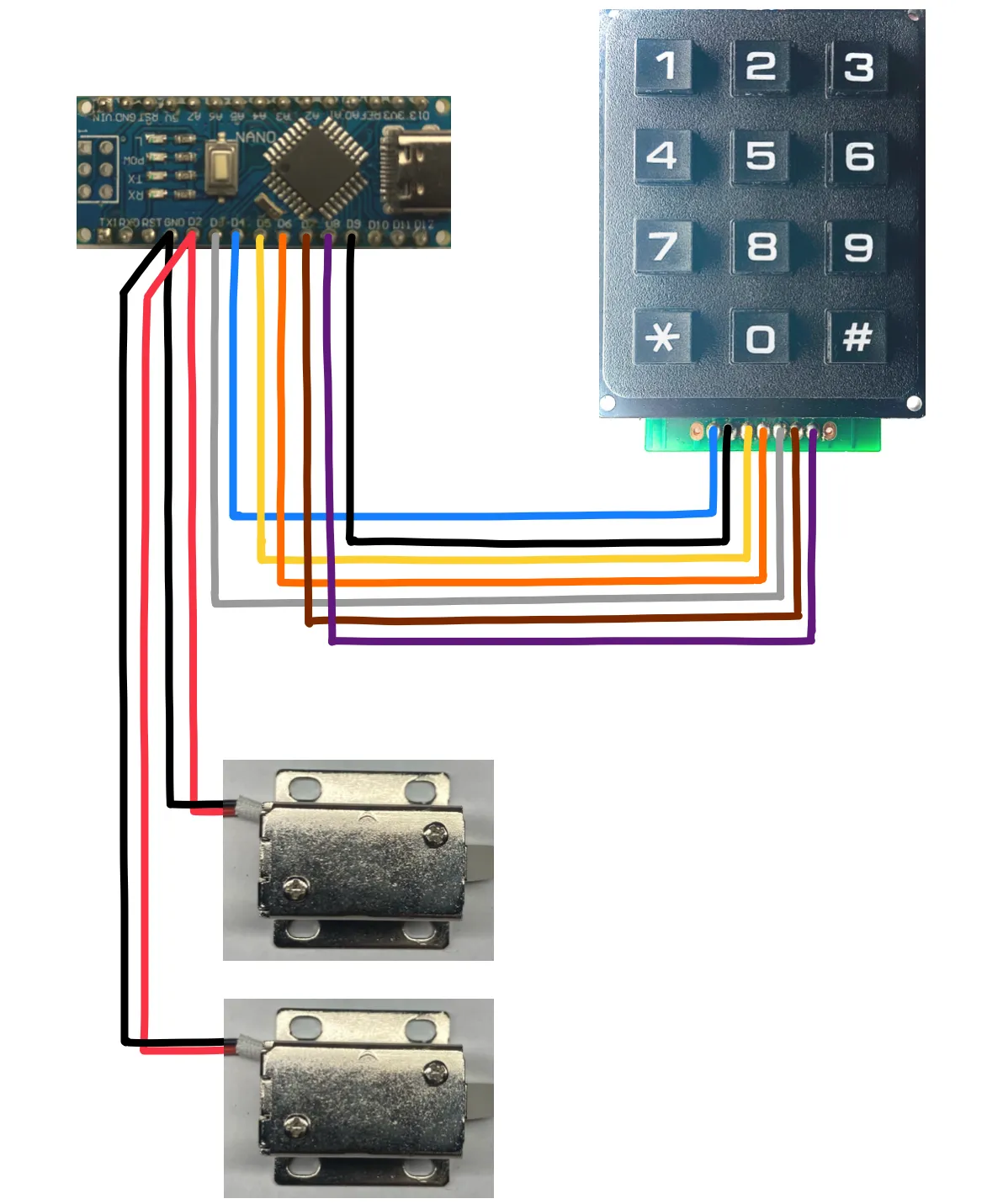 Khóa điện tử cho tủ đựng Prusa Enclosure