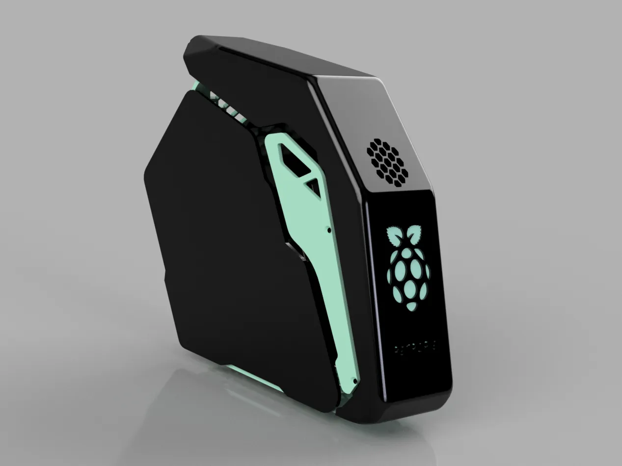 Vỏ máy tính chơi game phong cách Raspberry Pi 4