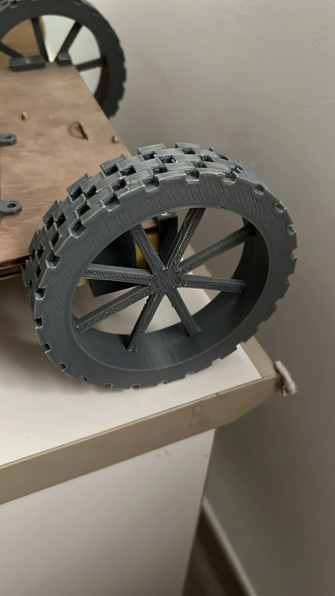 Bánh xe lớn cho động cơ 5v với hộp số 48:1