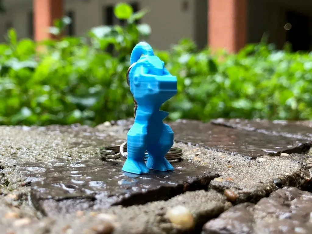 Móc khóa Bagon phong cách Low Poly