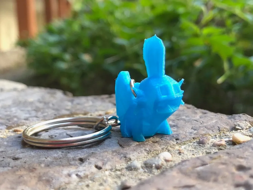 Móc khóa Mudkip phong cách Low Poly