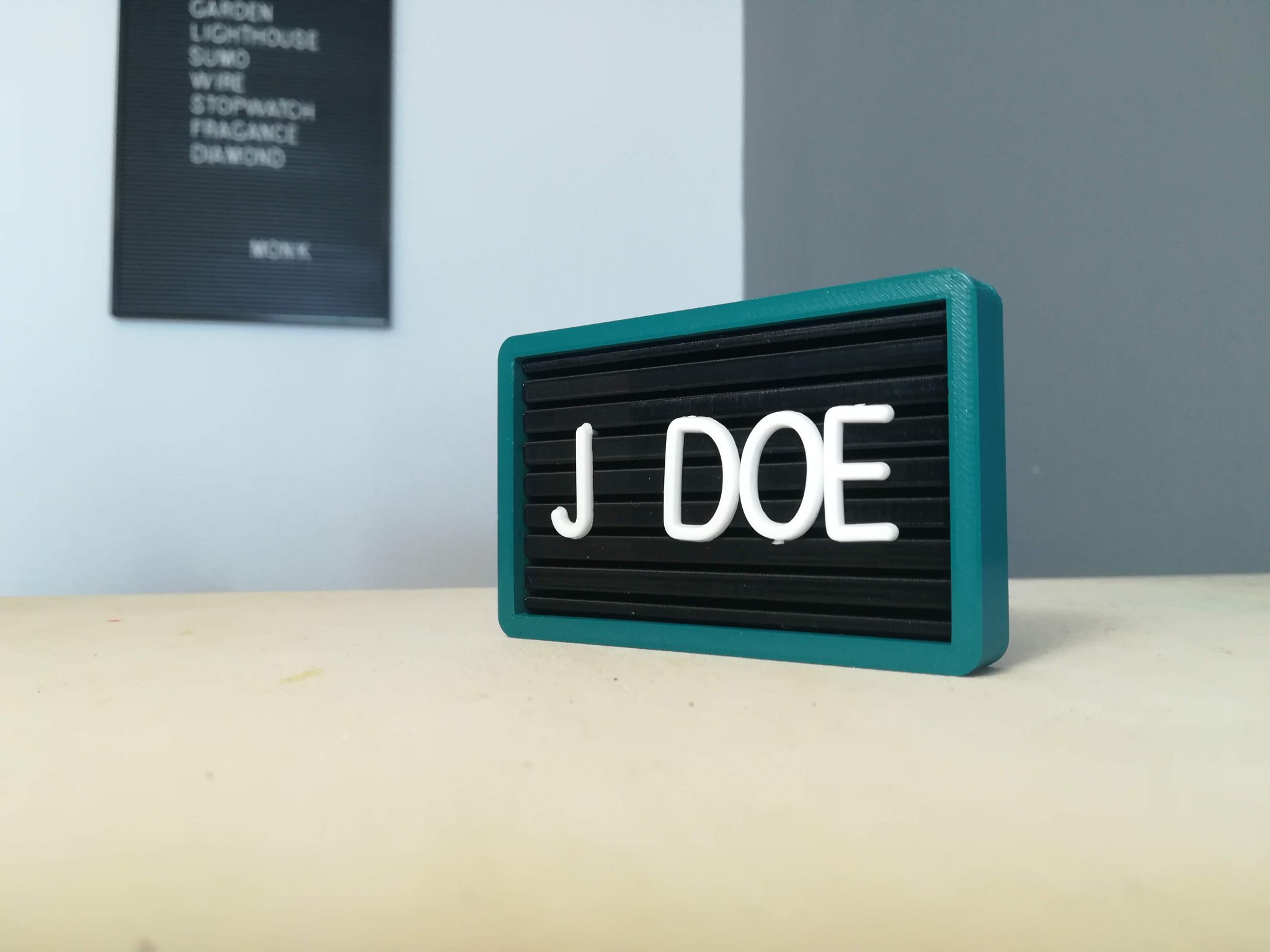 Bảng chữ cái mini di động cho 20mm chữ cái