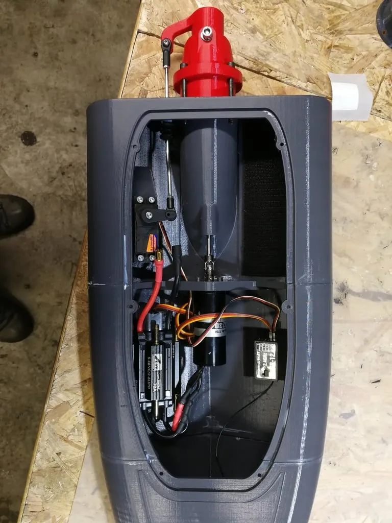 Tàu phản lực điều khiển từ xa Bashtech in 3D