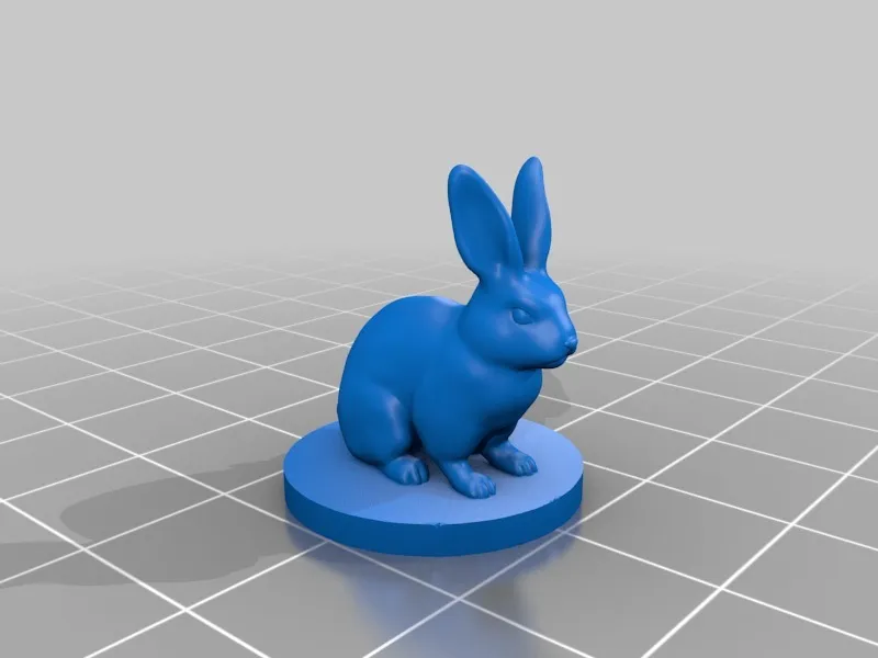 Thỏ 3D dễ thương cho trò chơi và giải trí ngoài trời