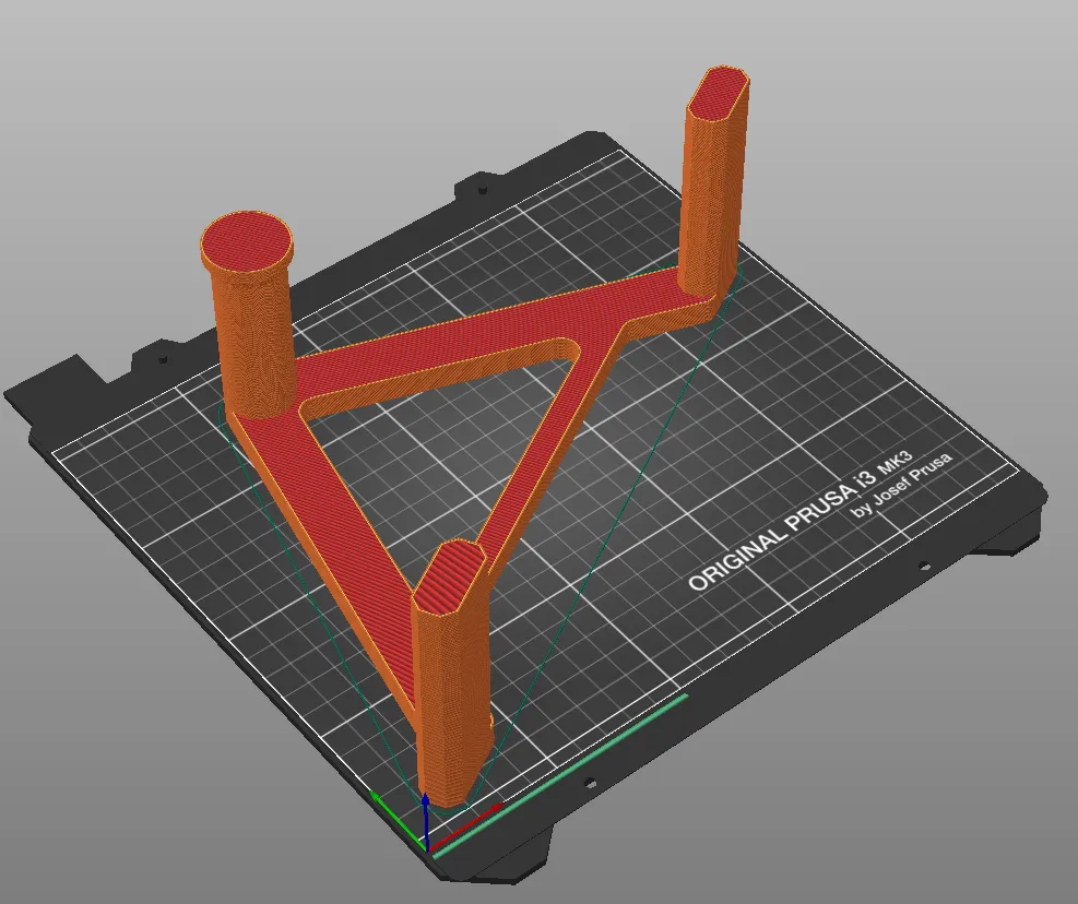 Giá đỡ cuộn filament 20cm cho máy in 3D MK3