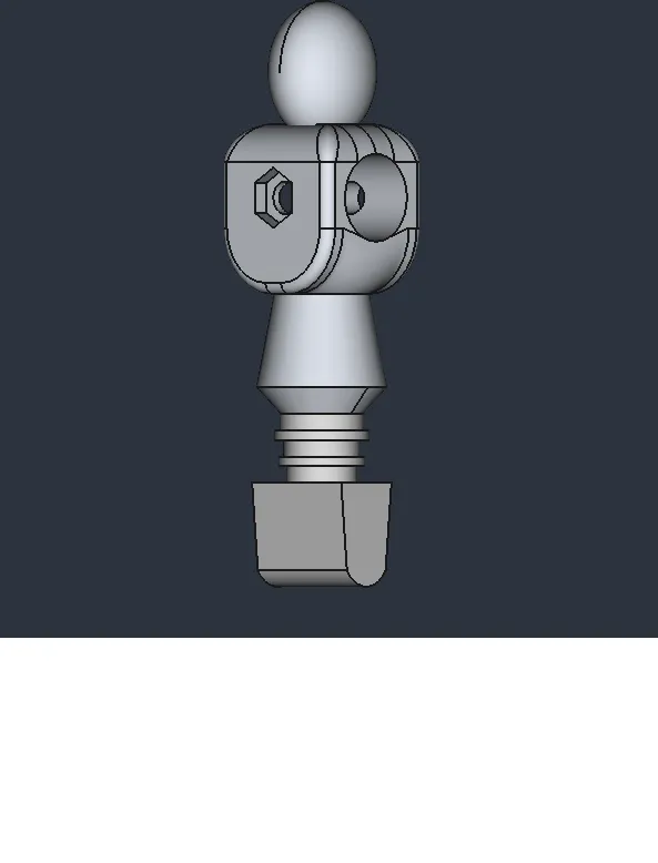 Nhân vật thay thế cho trò chơi bóng bàn 3D