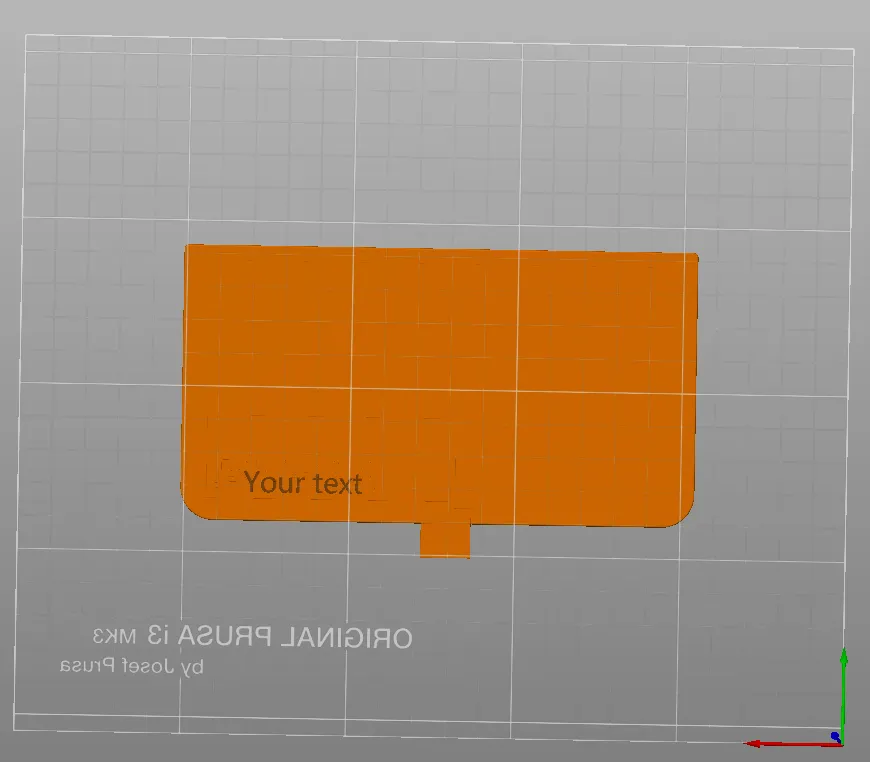 Nắp hộp bên cho Prusa MK3S/MK3S+ với văn bản tùy chỉnh và tay c...
