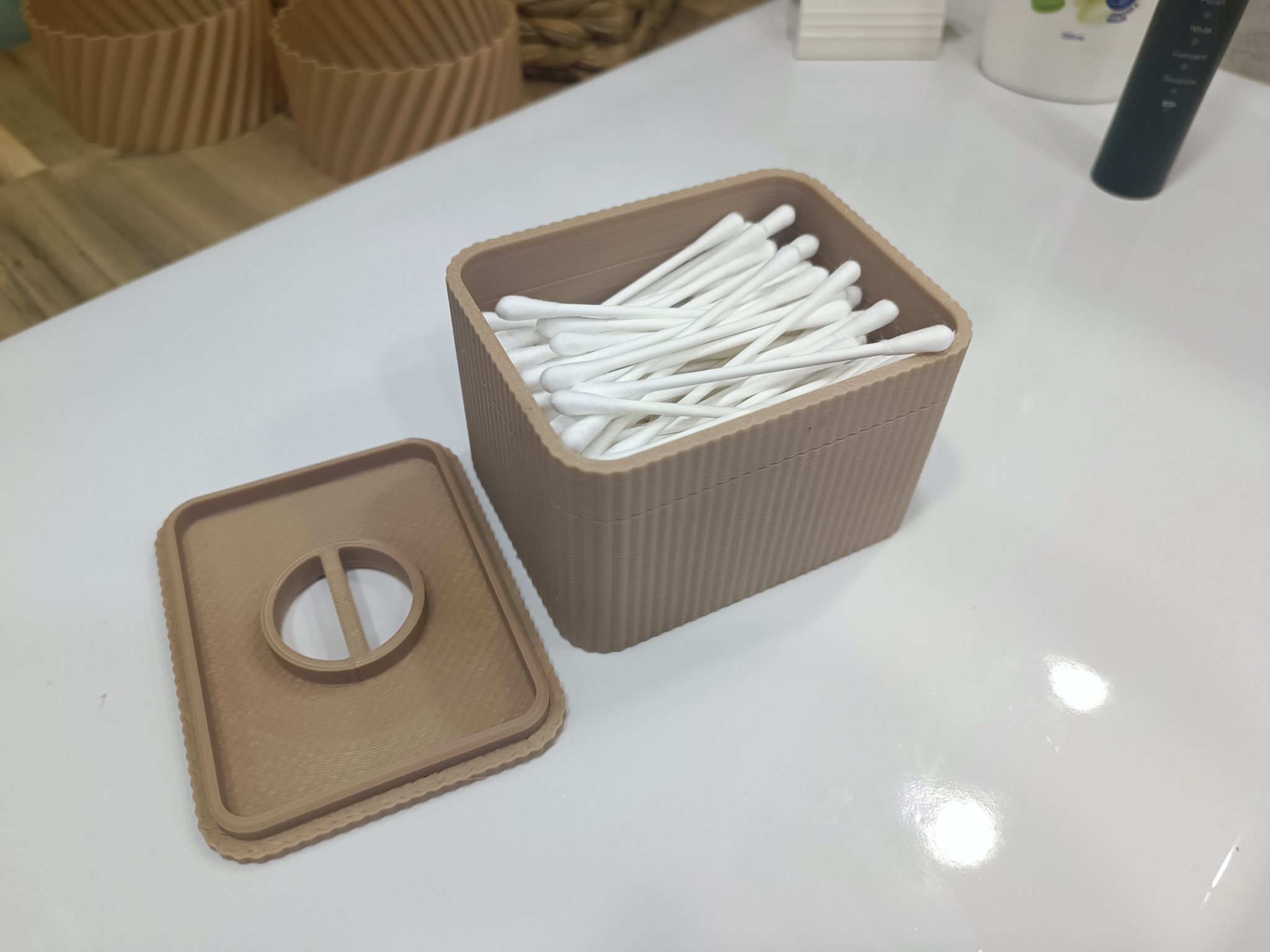 Hộp nhỏ bằng gỗ PLA cho bông tai