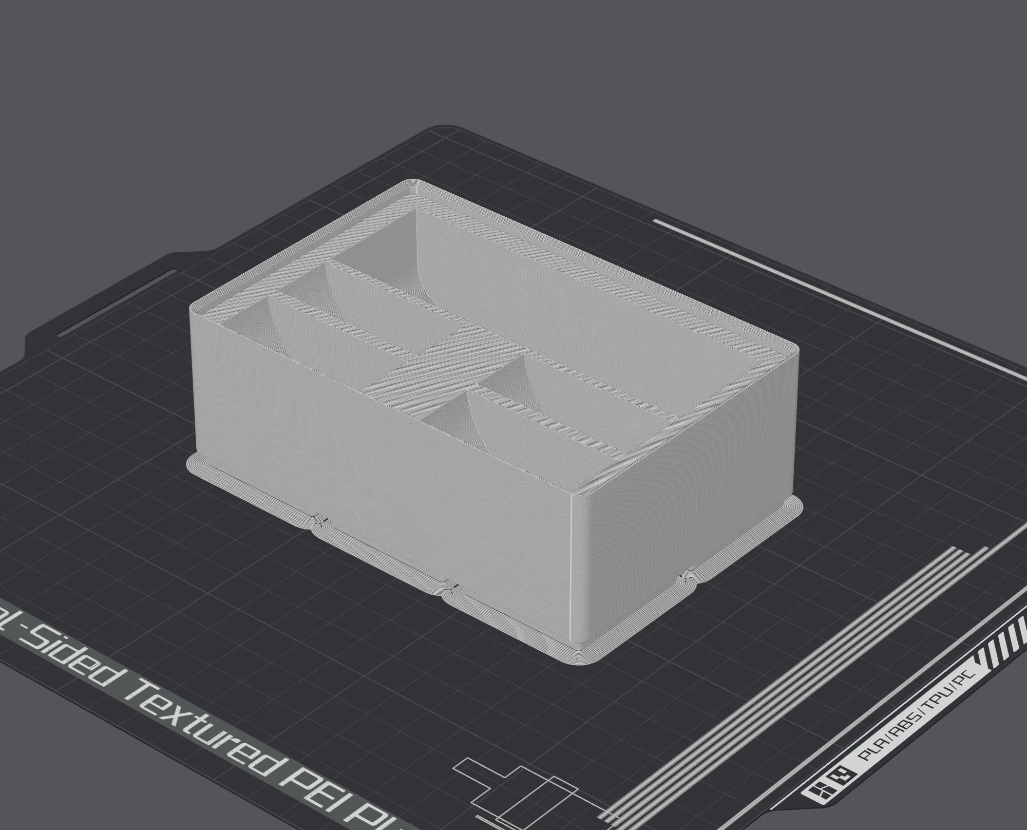 Giá đỡ nhãn Niimbot D110 với khay Gridfinity 2x3