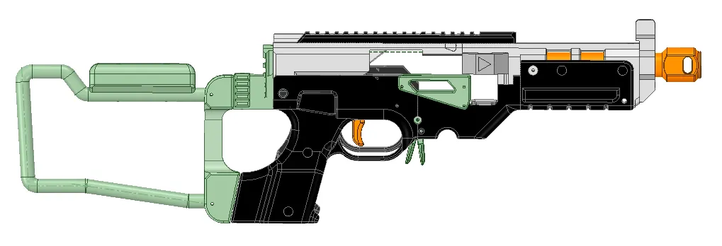 Khung bắn Flycore Meaker Mk-LC-10 cho trò chơi ngoài trời