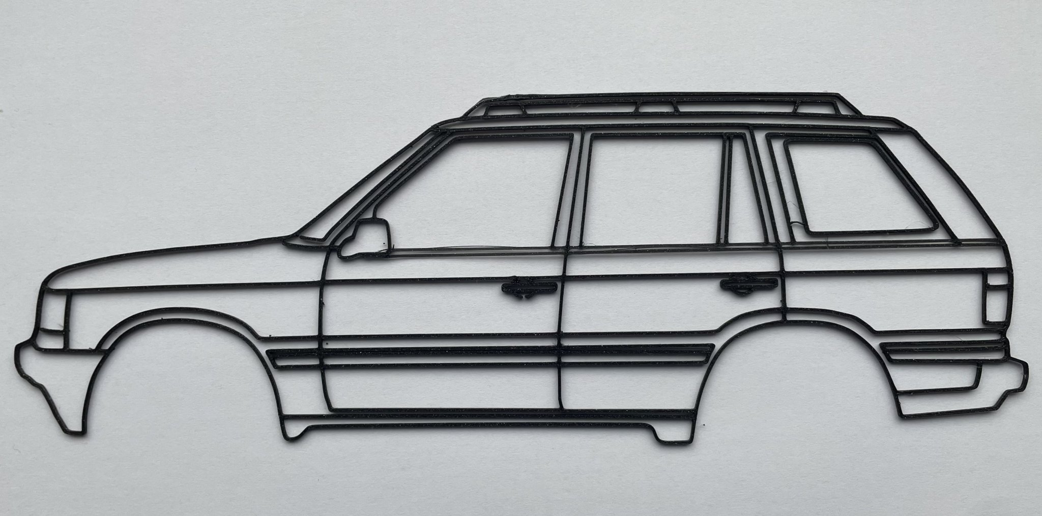 Nghệ thuật tường hình bóng Range Rover P38