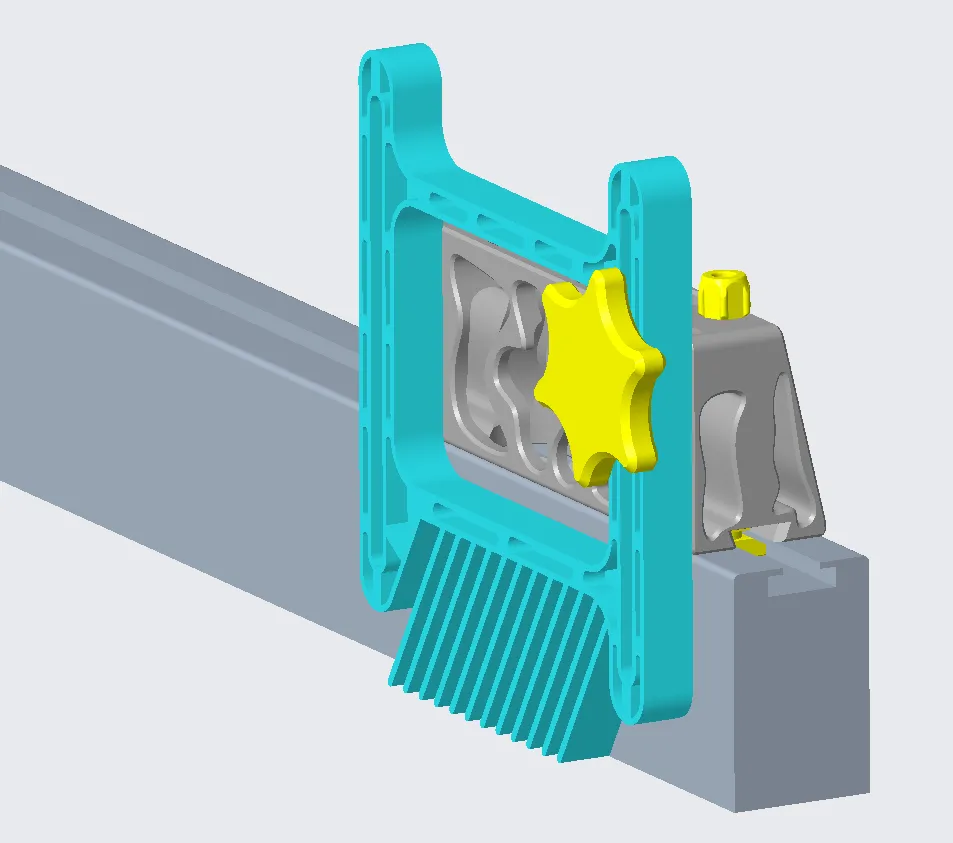 Bộ chuyển đổi cho bảng cắt Bosch GTS 10 XC với Federkamm
