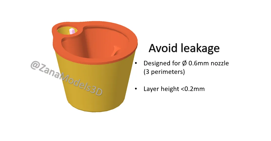 Chậu cây tự tưới nhỏ với chỉ báo mức nước