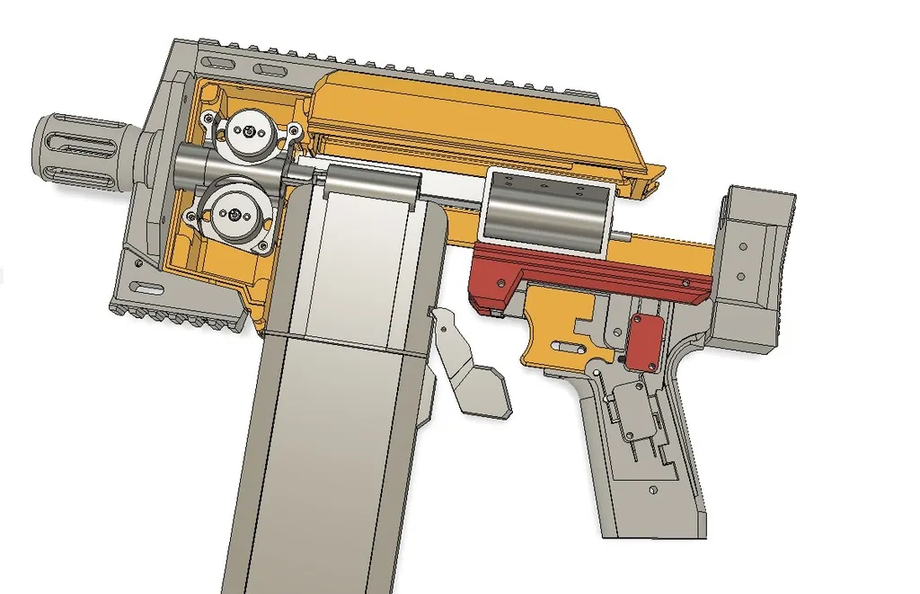Blaster Flywheel Meaker Mk16 với thiết kế solenoid
