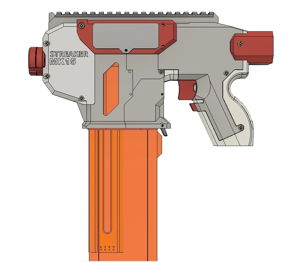 Súng bắn đạn Nerf Meaker Mk 15 "Streaker" nhỏ gọn