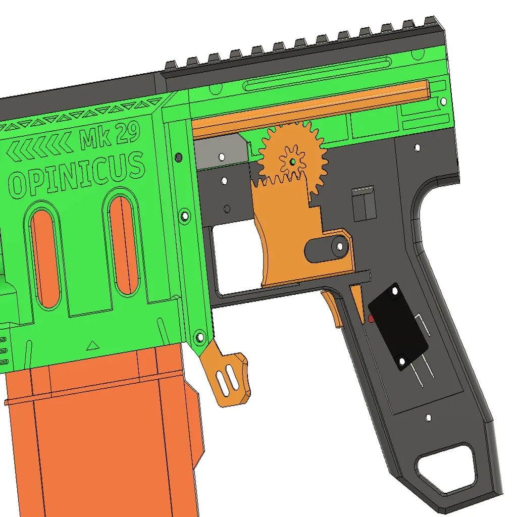 NERF Flywheel Mk 29 - Blaster Gryphon Tải Trên