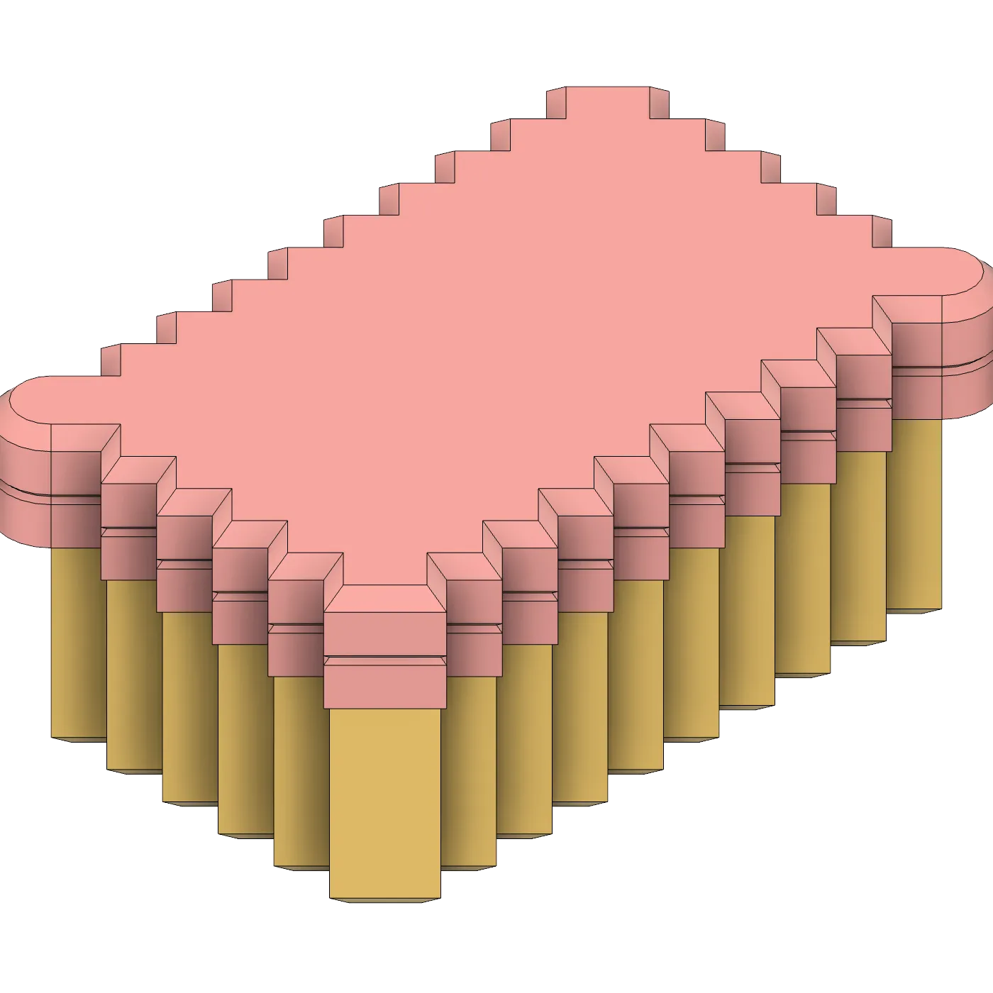 Mẫu vỏ bình xoắn ốc cho RasperryPi Pico