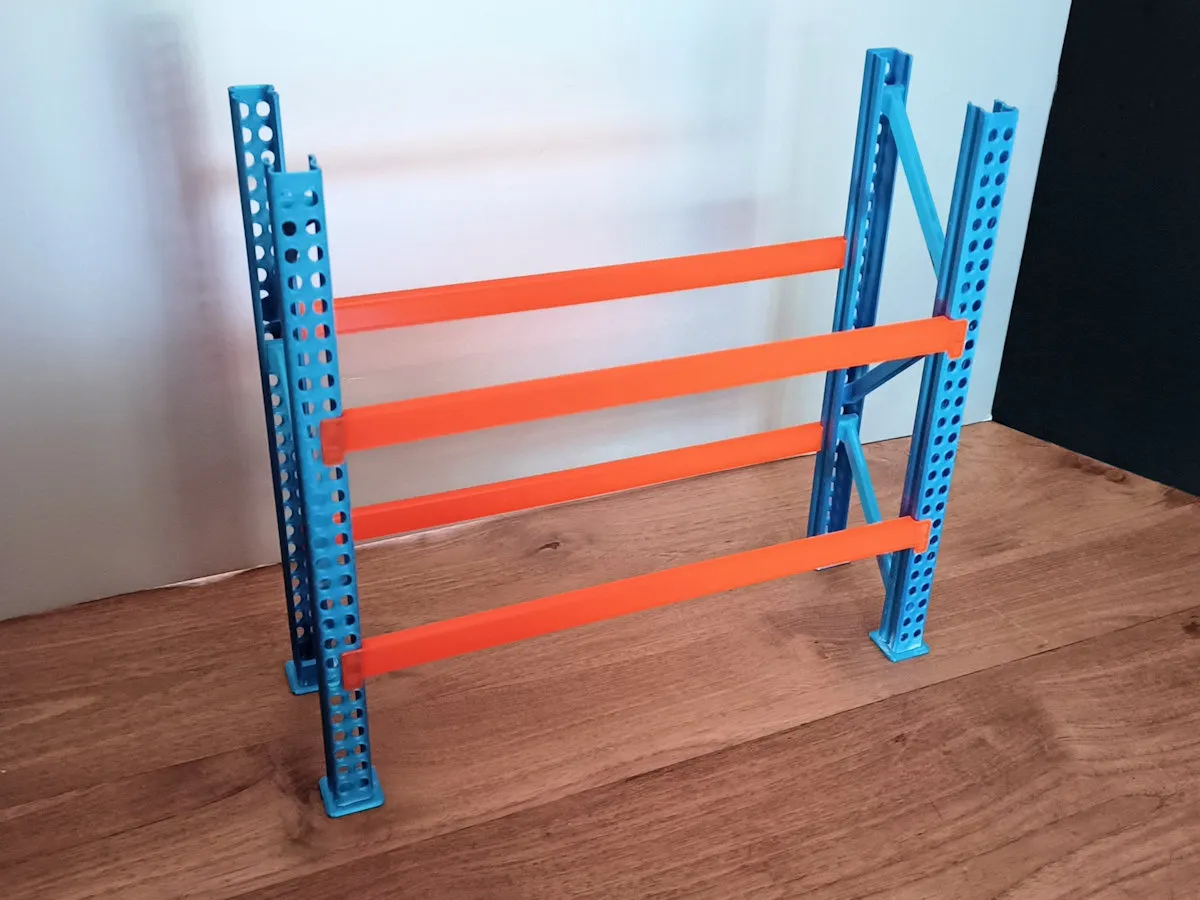 Giá đỡ pallet tỷ lệ 1:10 cho kho mini