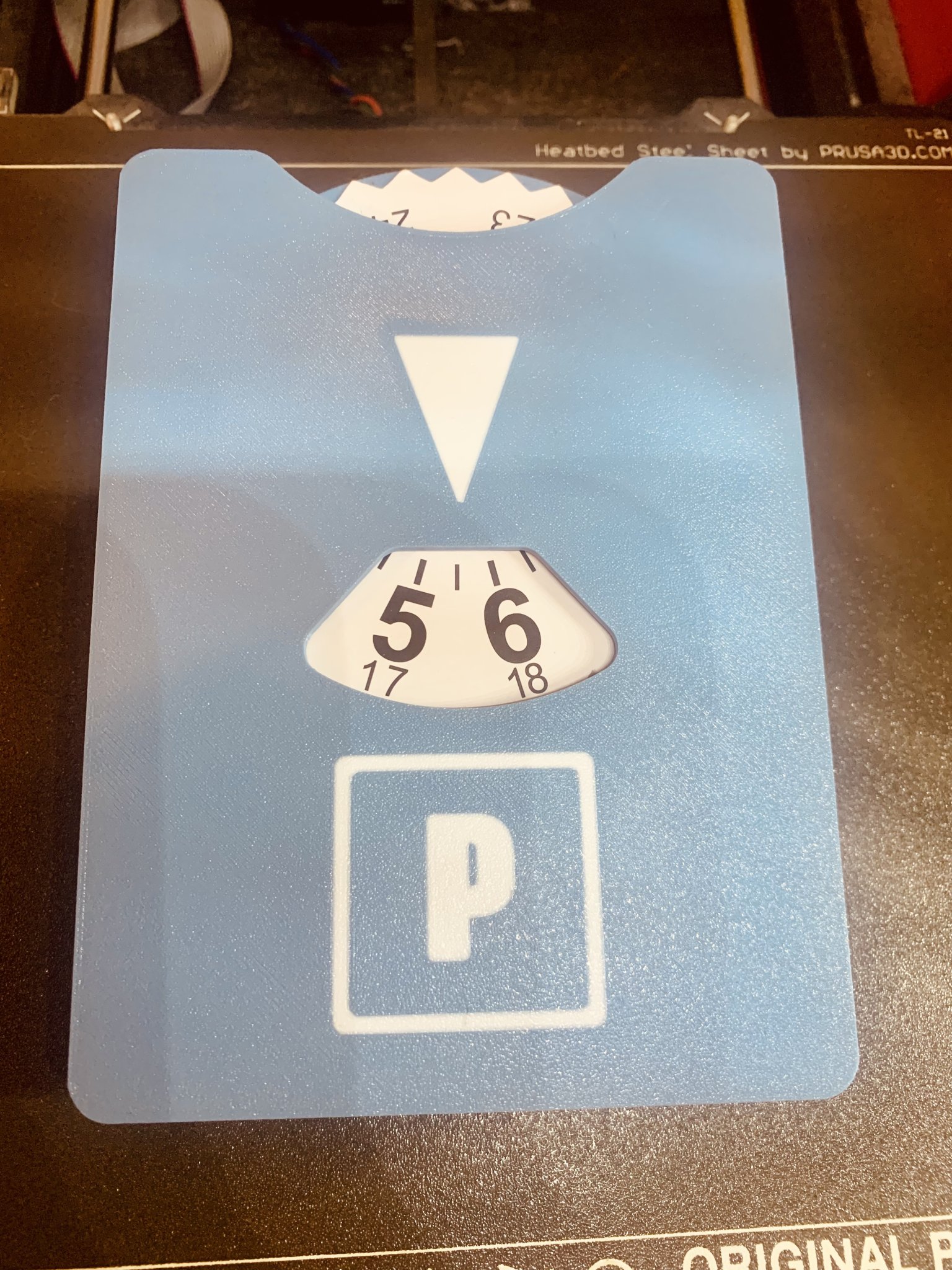 Đĩa đỗ xe chạy bằng pin / Đồng hồ đỗ xe