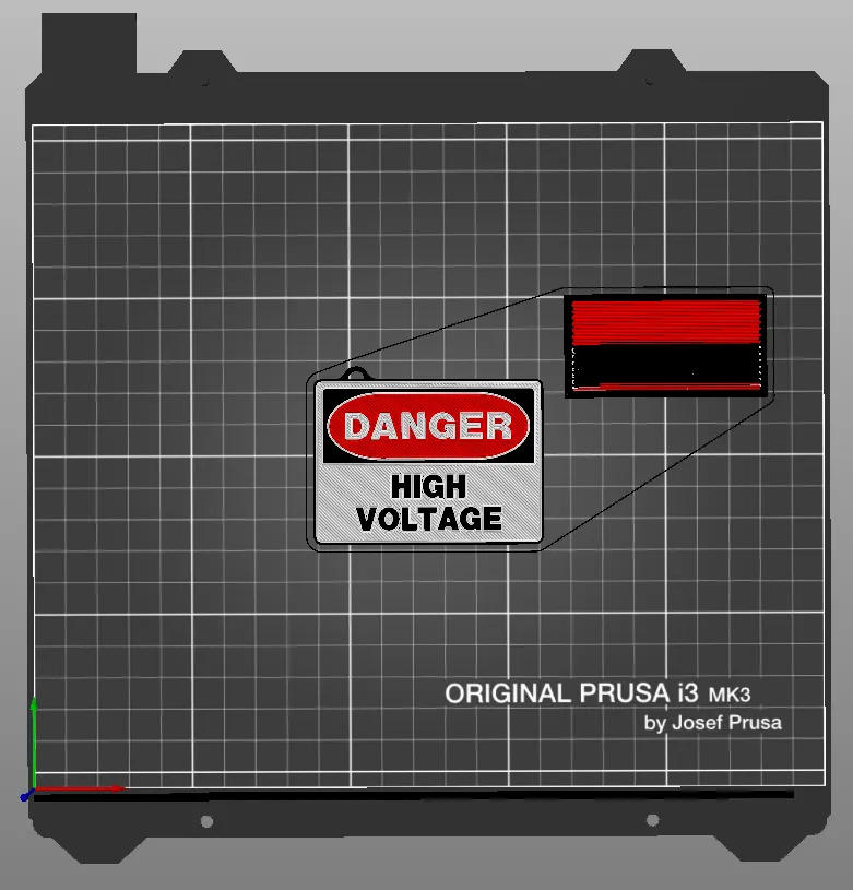 Móc khóa biển báo điện áp cao nguy hiểm