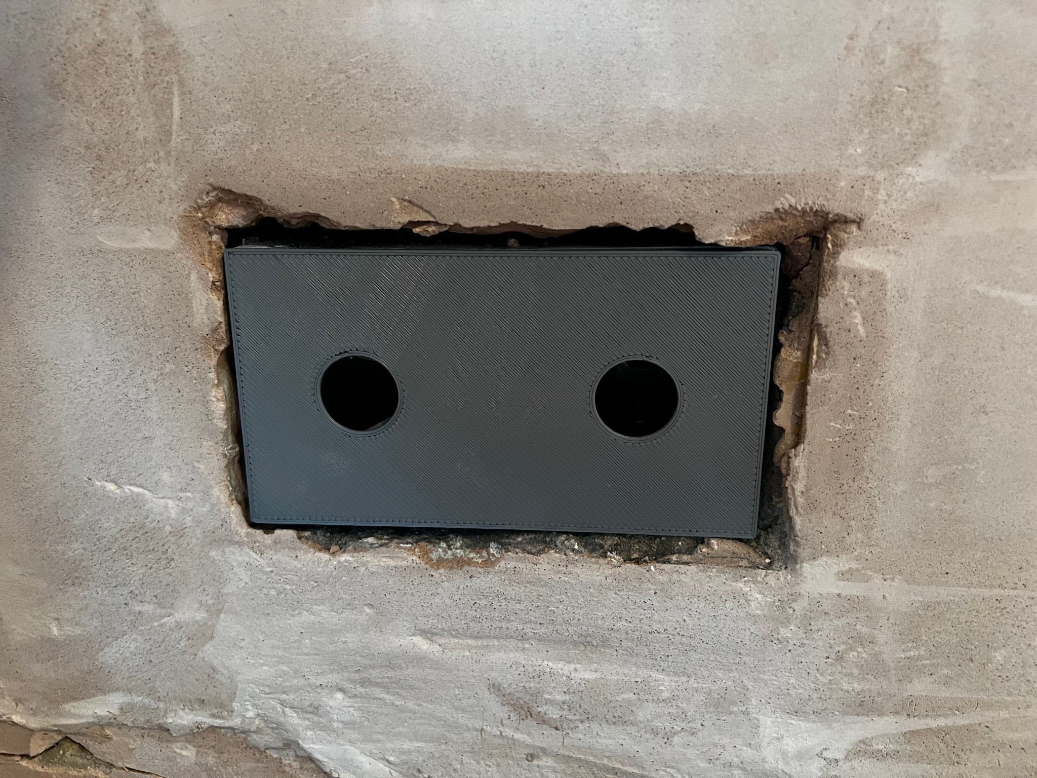 Đĩa chặn hộp điện đơn và đôi UK cho sơn và trát