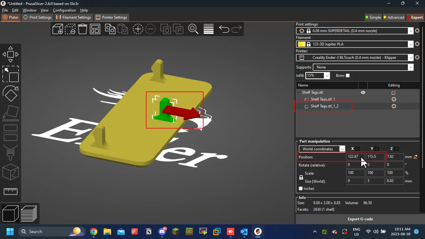 Nhãn giá kệ dây Snap-On có thể điều chỉnh kích thước