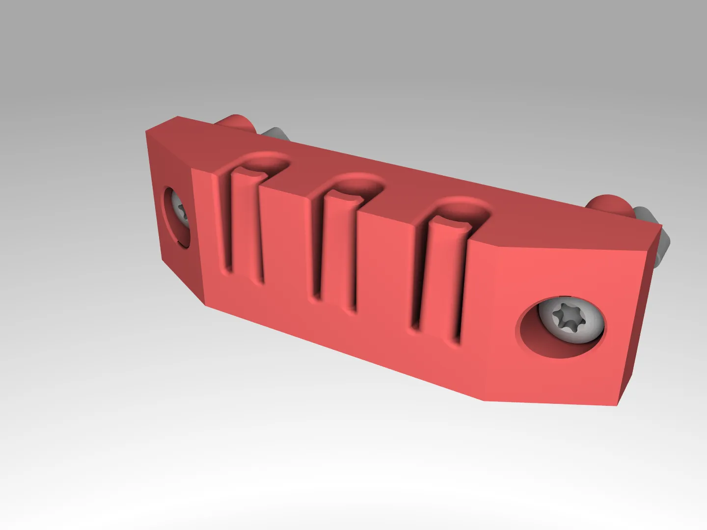 Giá đỡ ống Bowden 4mm cho Skadis với T-nuts 3mm