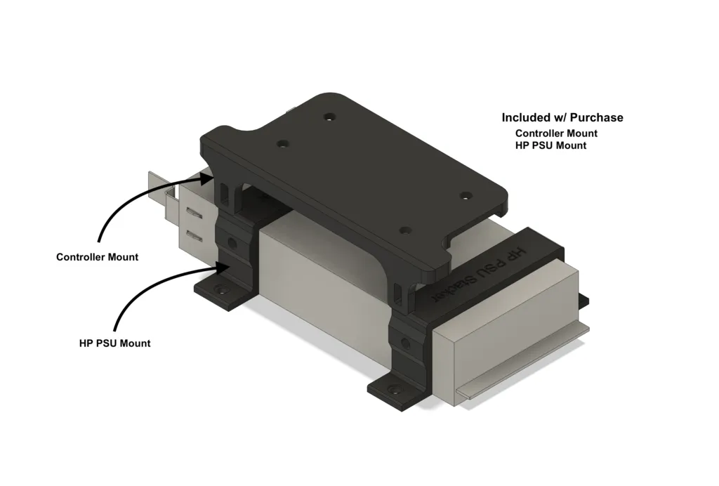 Hệ thống gắn nguồn PSU cho điều khiển QuinLED Dig Quad
