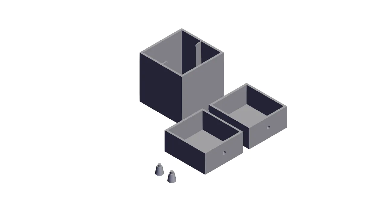 Hộp đựng đồ mini để bàn tiện lợi