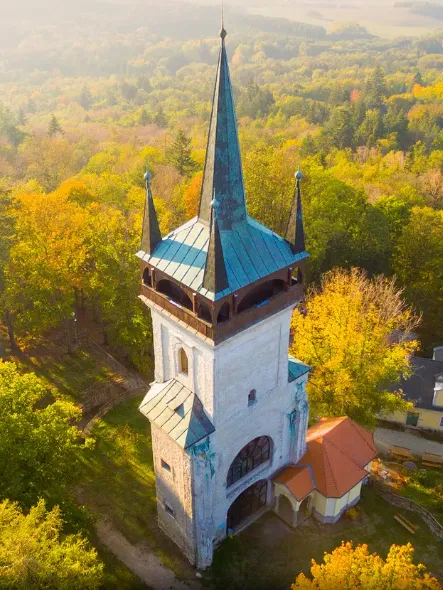 Tháp quan sát Rozhledna Bolfánek trên đỉnh Žďár
