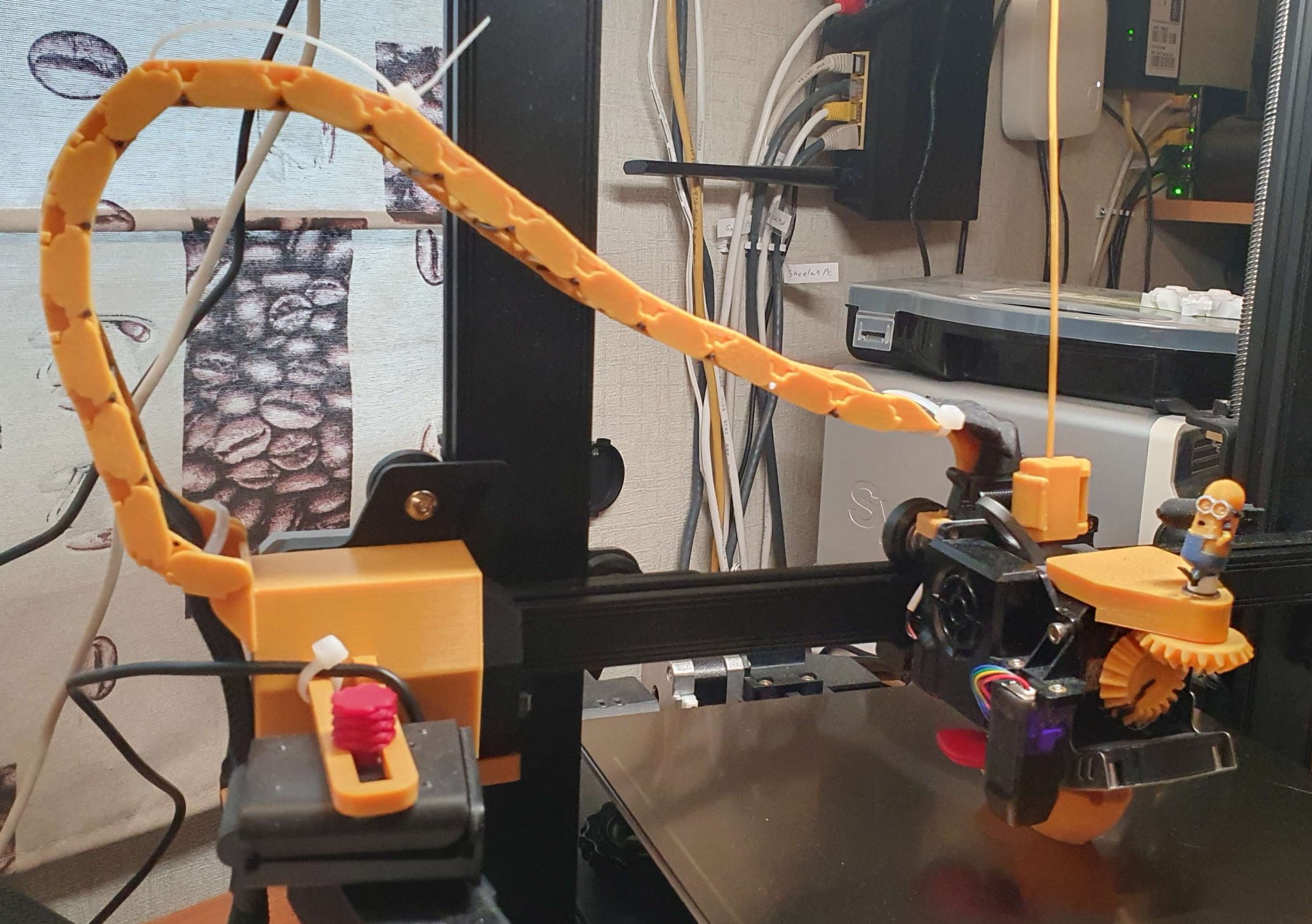 Giá đỡ webcam và chuỗi kéo cho máy in 3D Ender 3 S1