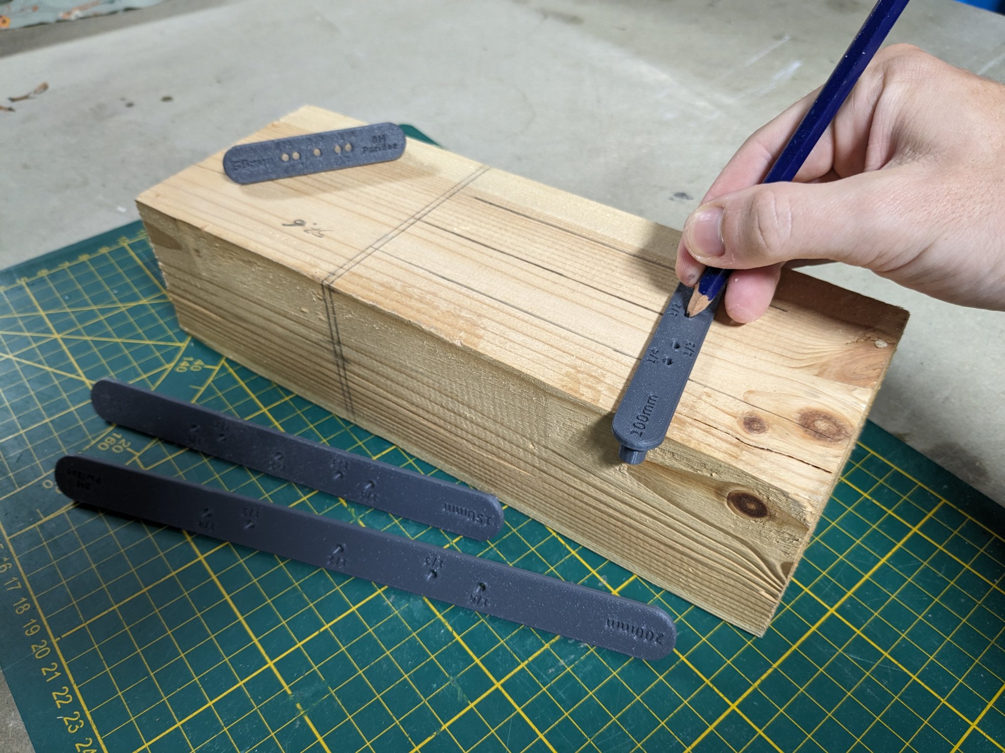 Công cụ đánh dấu tâm với kích thước 50-200mm